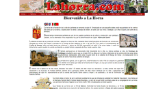 Desktop Screenshot of lahorra.com